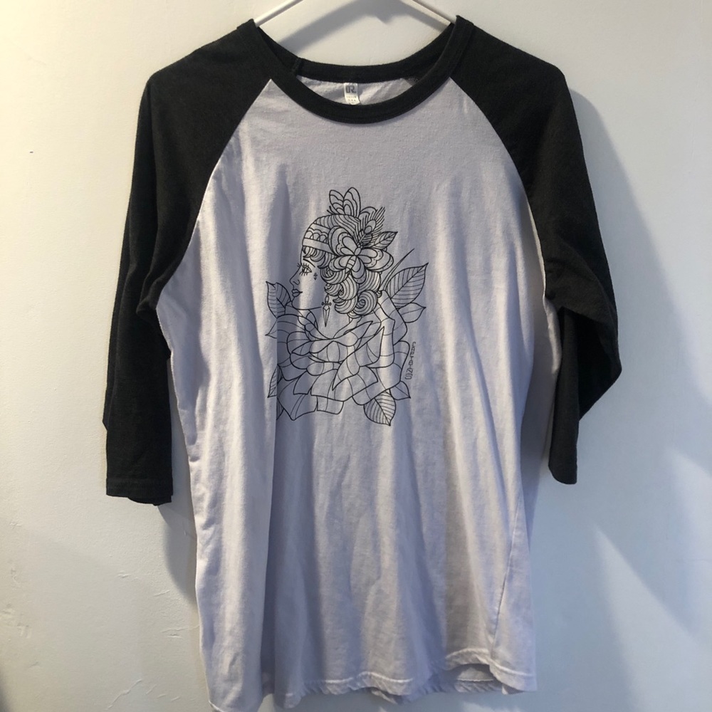 Tattoo baseball tee